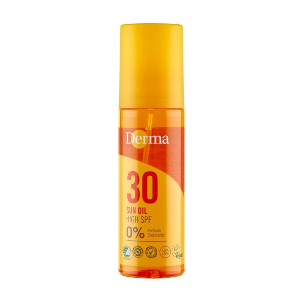Derma Sun, Öl zum Bräunen SPF 30, 150 ml