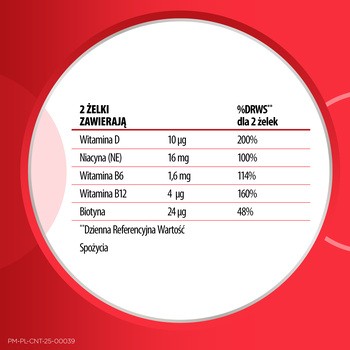Centrum Multigummies Adults Energy Release, żelki, smak owoce leśne, 60 szt.