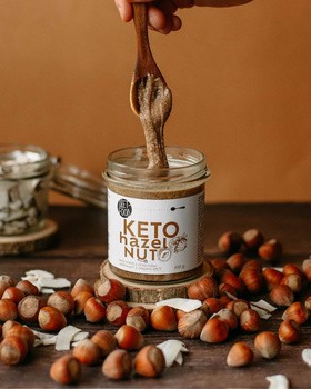 Diet-Food, Keto Krem z Orzechów Laskowych z Olejem MCT, 300 g