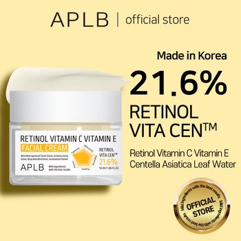 APLB Retinol Vitamin C Vitamin E Facial Cream, krem przeciwzmarszczkowy do twarzy z retinolem oraz witaminami C i E, 55 ml