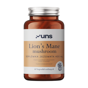 Uns Lion's Mane Mushroom, kapsułki, 60 szt.