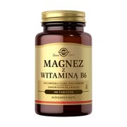 alt Solgar Magnez z witaminą B6, tabletki, 100 szt.