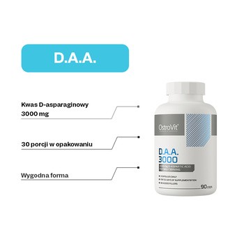 OstroVit D.A.A. 3000, kapsułki, 90 szt.