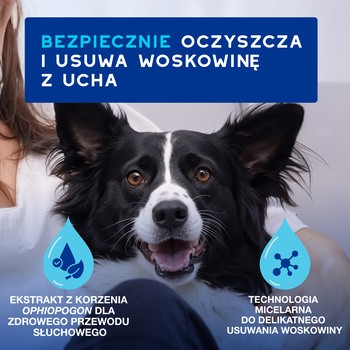 Douxo Spa Dewaxing Ear Cleaner, preparat do czyszczenia uszu dla psów i kotów, 120 ml