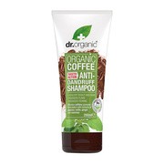 Dr Organic Coffee Anti Dandruff, przeciwłupieżowy szampon z ekstraktem z organicznej kawy i olejkiem miętowym, 200 ml        