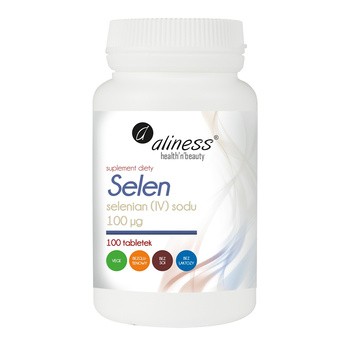 Aliness Selen selenian (IV) sodu 100 µg, tabletki, 100 szt.