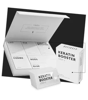 Nanolash Keratin Booster – Step 3, keratynowa odżywka do liftingu i laminacji rzęs, 0,5 ml x 10