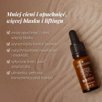 Orientana Reishi, serum ujędrniające pod oczy i na powieki, 15ml