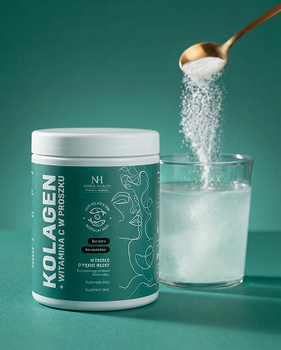 Noble Health Kolagen + witamina C i biotyna, proszek, 100 g
