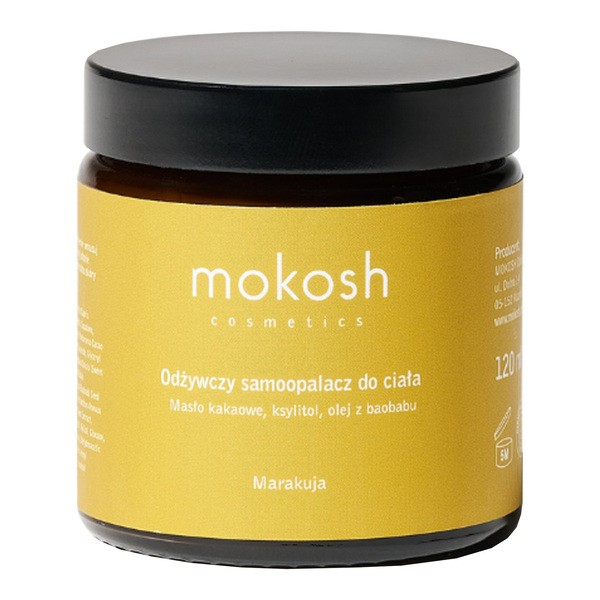 Mokosh Mokosh, odżywczy samoopalacz do ciała Marakuja, krem, 120 ml