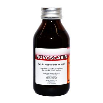 Novoscabin, płyn do stosowania na skórę, 120 ml
