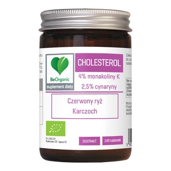 BeOrganic Cholesterol, tabletki, 100 szt.