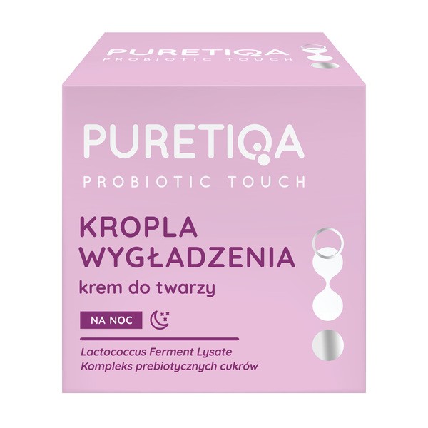 Puretiqa Puretiqa Probiotic Touch Kropla Wygładzenia, krem do twarzy na noc, 50 ml — Składniki i ocena