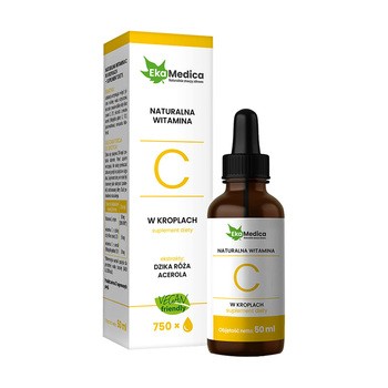 Naturalna Witamina C, krople, 50 ml