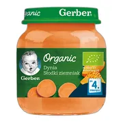 Gerber Organic, przecier dynia słodki ziemniak, 4 m+, 125 g https://azcdn.doz.pl/image/d/product/8b23cb0f-scale-180x180.webp