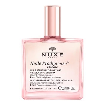 Nuxe Huile Prodigieuse Florale, wielofunkcyjny suchy olejek do pielęgnacji twarzy, ciała i włosów, 50 ml