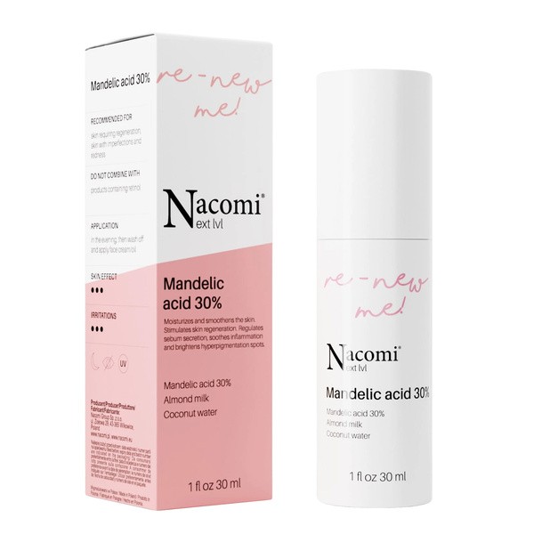Nacomi Next LVL, serum mit Säure Mandel 30%, 30 ml