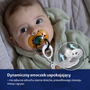 Canpol Lovi, smoczek uspokajający silikonowy, dynamiczny, Jungle, girl, 3-6m, 2 szt.