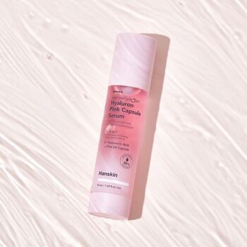 Hanskin Real Complexion Hyaluron Pink Capsule, serum z kwasem hialuronowym, 50 ml