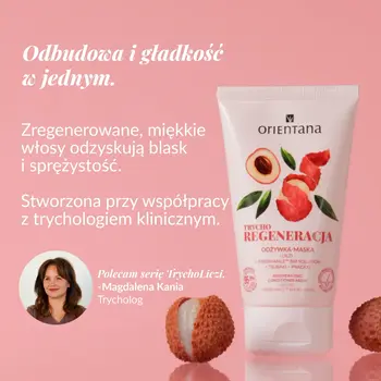 Orientana Trycho Regeneracja, regenerująca odżywka-maska do włosów, 125 ml