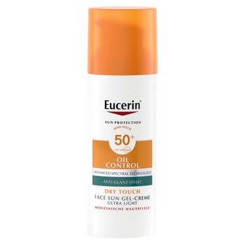 Eucerin Oil Control Dry Touch, żel-krem ochronny SPF 50+, 50 ml