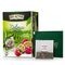 Big-Active, Zielona herbata w torebkach z maliną i marakują, 30 g (1,5 g x 20 szt.)