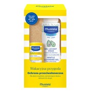 Zestaw Mustela Wakacyjna przygoda, szyft przeciwsłoneczny SPF 50, 9 ml + delikatny żel do mycia z awokado, 100 ml https://azcdn.doz.pl/image/d/product/a5edfb10-scale-180x180.png