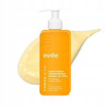Evree Firming Glow, ujędrniająco rozświetlający balsam do ciała do każdego rodzaju skóry, 300 ml