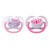 Avent Ultra Air Happy, smoczek-gryzaczek, girl, 0-6 m, 2 szt.