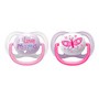Avent Ultra Air Happy, smoczek-gryzaczek, girl, 0-6 m, 2 szt.