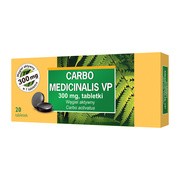 Carbo Medicinalis, tabletki, 300 mg, 20 szt.
