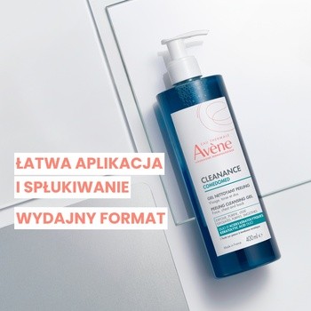 Avene Eau Thermale Cleanance Comedomed, złuszający żel do mycia, 400 ml