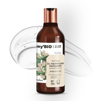 my'BIO, regenerujący żel pod prysznic, proteinowy, 500 ml