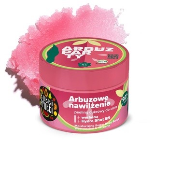 Farmona Tutti Frutti, peeling cukrowy, arbuzowe nawilżenie, 300 g