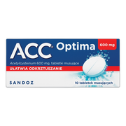 ACC Optima, 600 mg, tabletki musujące, 10 szt.