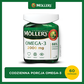 Mollers Omega-3 2000 mg, kapsułki, 60 szt.
