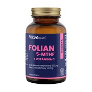 Pureo Health Folian 5-MTHF + Witamina C, kapsułki, 60 szt.