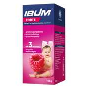 Ibum Forte, 200 mg/5ml, zawiesina doustna o smaku malinowym, 150 g