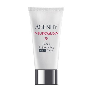 Zestaw Agenity Neuroglow 5º Rozświetlenie, krem na dzień, 50 ml + krem na noc, 25 ml + kosmetyczka