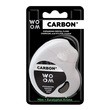 WOOM Carbon+, pęczniejąca nić dentystyczna z węglem aktywnym, 30 m