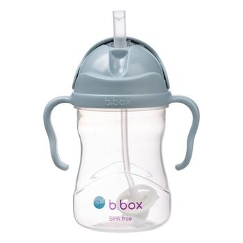 B.box, Bidon ze słomką Ocean, 240 ml, 1 szt.