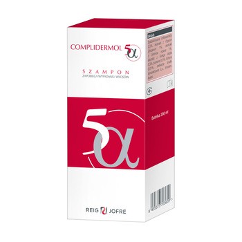 Complidermol 5α, szampon zapobiegający wypadaniu włosów, 200 ml