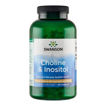 Swanson Cholina & Inozytol, kapsułki, 250 szt.
