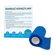 Paso, bandaż kohezyjny, 10 cm x 4,5 m, niebieski, 1 szt. https://azcdn.doz.pl/image/d/product/dfdcf64e-scale-180x180.png