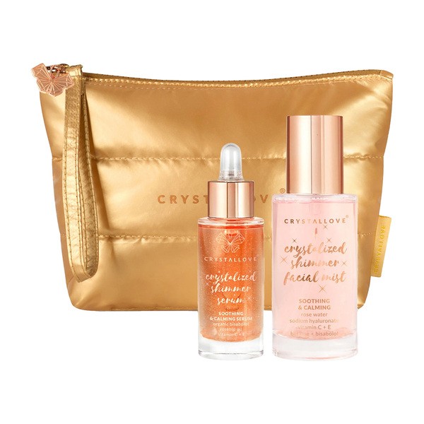 Crystallove Zestaw Crystallove, serum, 30 ml + mgiełka z kwarcem różowym, 100 ml + kosmetyczka, 1 szt. — Inhaltsstoffe und Bewertung