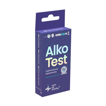 Samsiezbadaj, AlkoTEST, jednorazowy test, 1 szt.