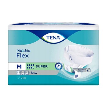 Tena ProSkin Flex Super, pieluchomajtki, rozmiar M, 30 szt.