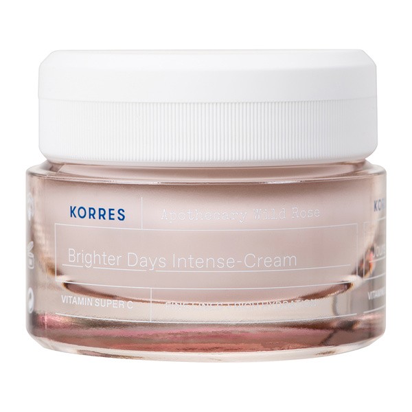 Korres Korres Wild Rose, rozjaśniający krem na dzień dla skóry suchej, 40 ml