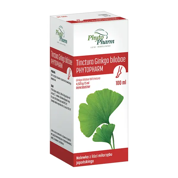 Tinctura Ginkgo bilobae 100 ml [PHYTOPHARM]