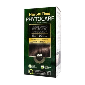 Herbal Time Phytocare, farba do włosów 6WN, mokaccino, 130 ml